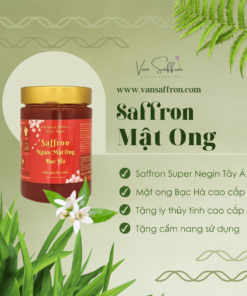 Saffron ngâm mật ong Bạc Hà